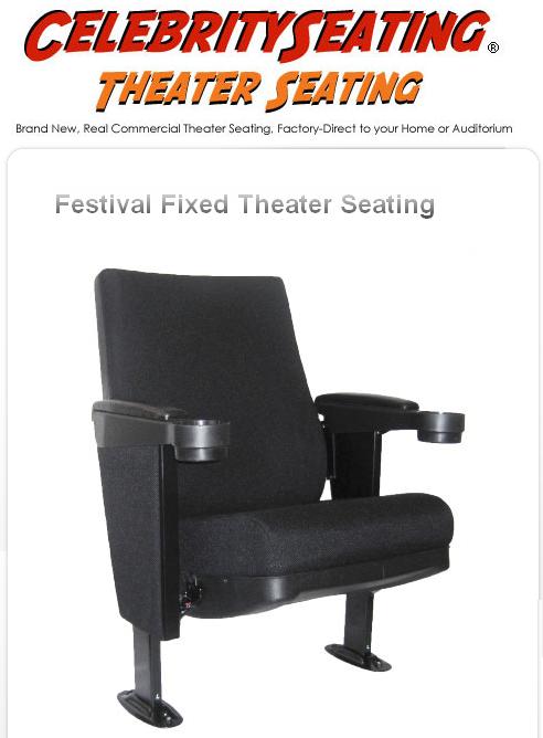 Theater Seating Festival fixed back installation guide